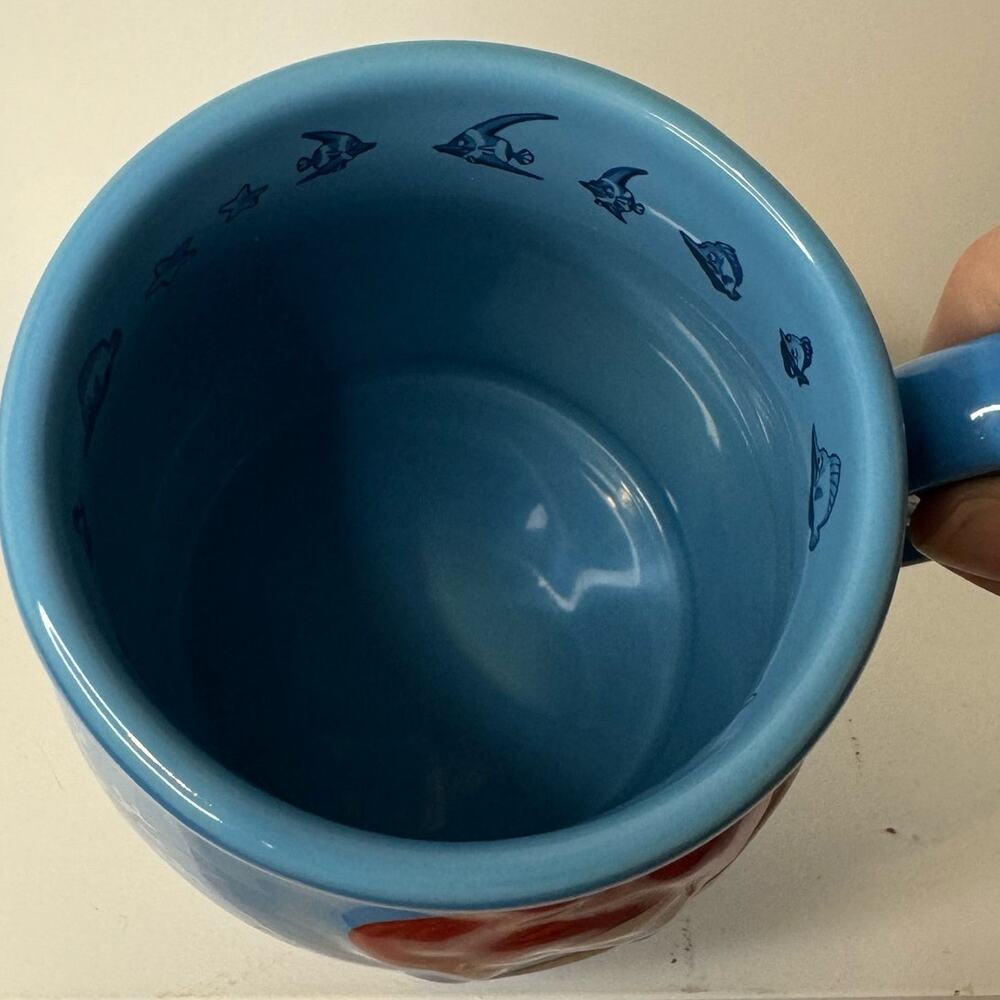 Disney Little Mermaid Coffee Mug Princess Ariel 3D Under the Sea - Picture 5 of 6